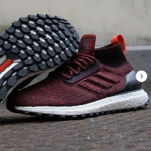 Adidas Ultra Boost All Terrain (ATR) Mid Burgundy Running Mens 12 S82035 46 2/3 main image 4